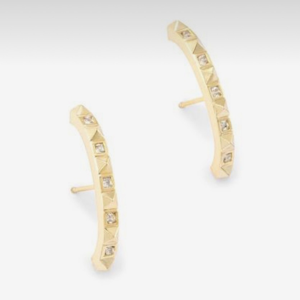 Kendra Scott Gold Cuff Earrings